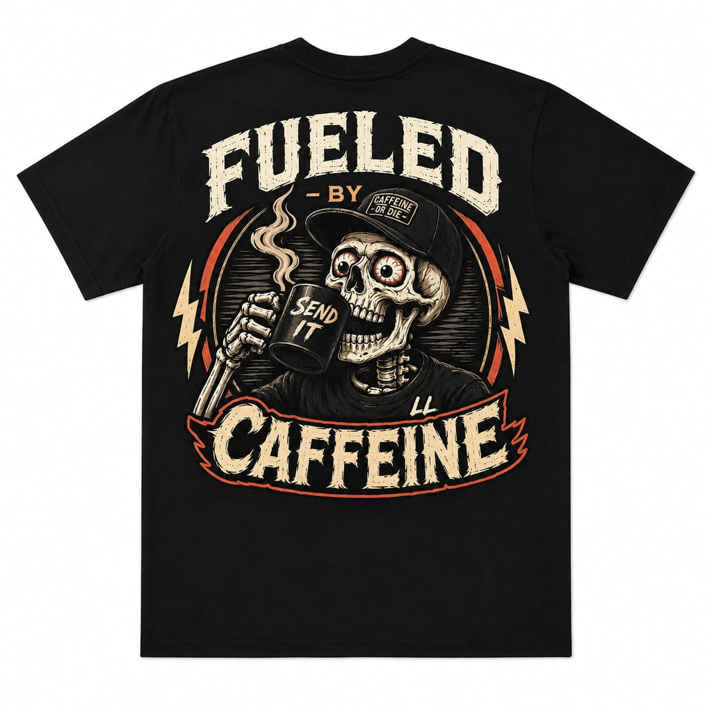 Fueled by Caffeine Black Tee
