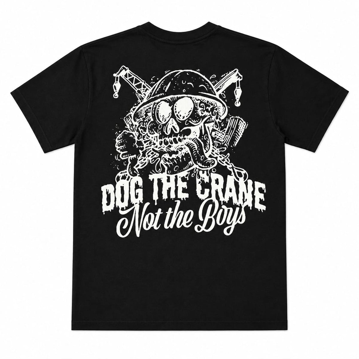Dog the Crane Black Tee