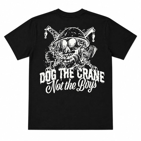 Dog the Crane Black Tee